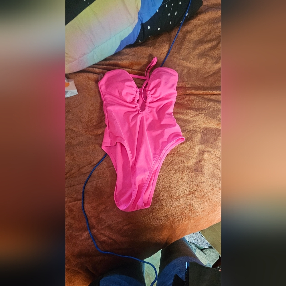 Pink One Piece Swimsuit
